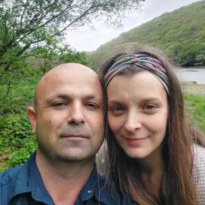 Couple,  39 Polperro, Uk